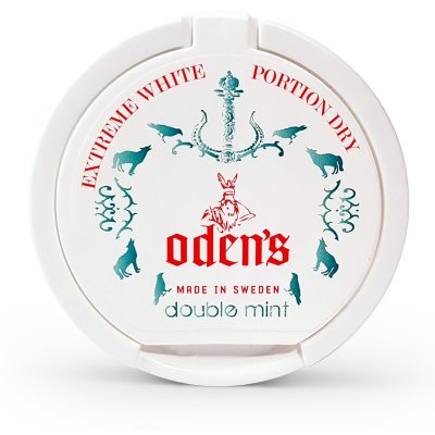 Odens Extreme White Dry Doublemint Chew Bags